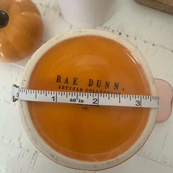 Rae Dunn Orange PUMPKIN SPICE Canister Jar with Lid | Fall Farmhouse Decor - Picture 5 of 6